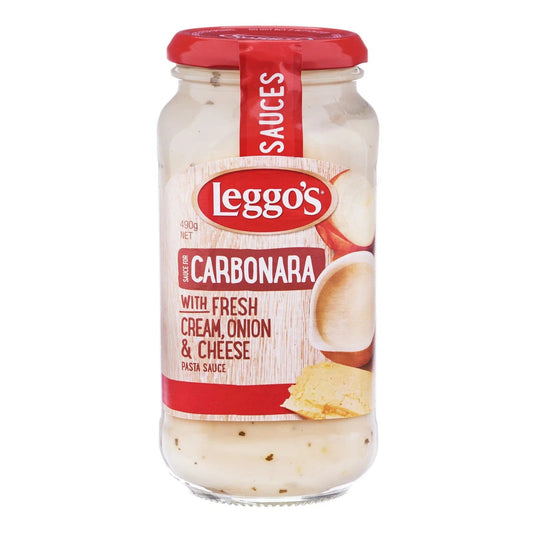 Leggo's Carbonara with Fresh Cream, Onion & Cheese 490g
