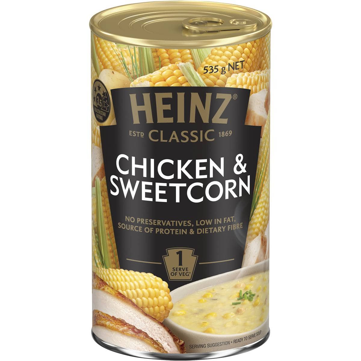 Heinz Soup Classic Chicken & Sweetcorn 535g