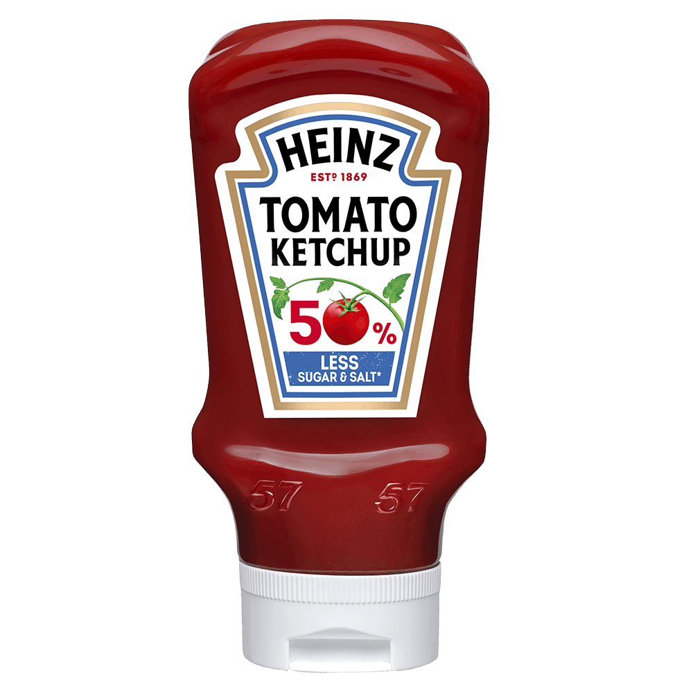 Heinz Tomato Ketchup 50% Less Sugar & Salt 500ml