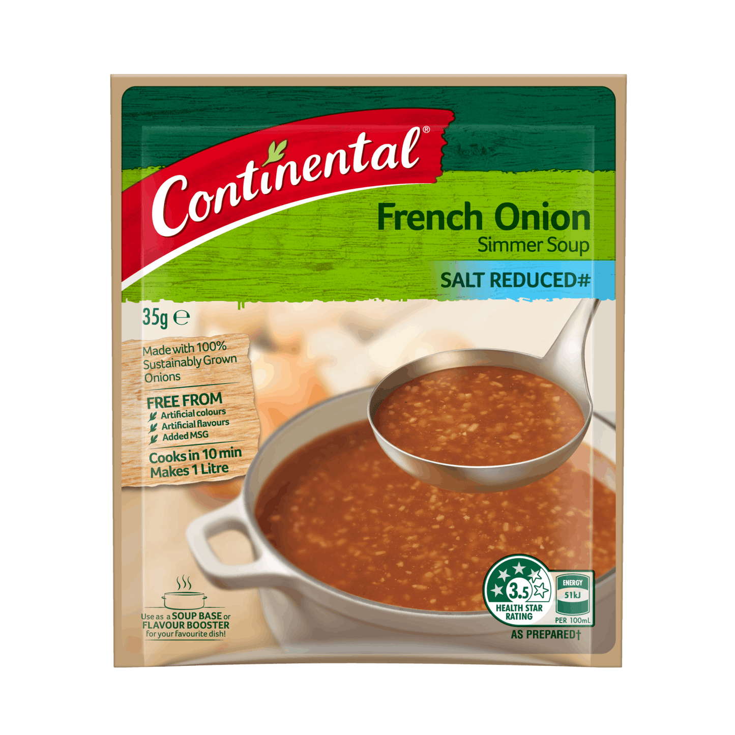 Continental French Onion Soup Salt Reduced 35g