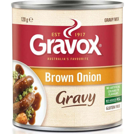 Gravox Tin Gravy Mix Brown Onion 120g