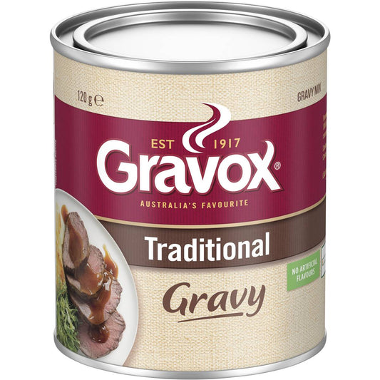 Gravox Gravy Mix Tin Traditional 120g