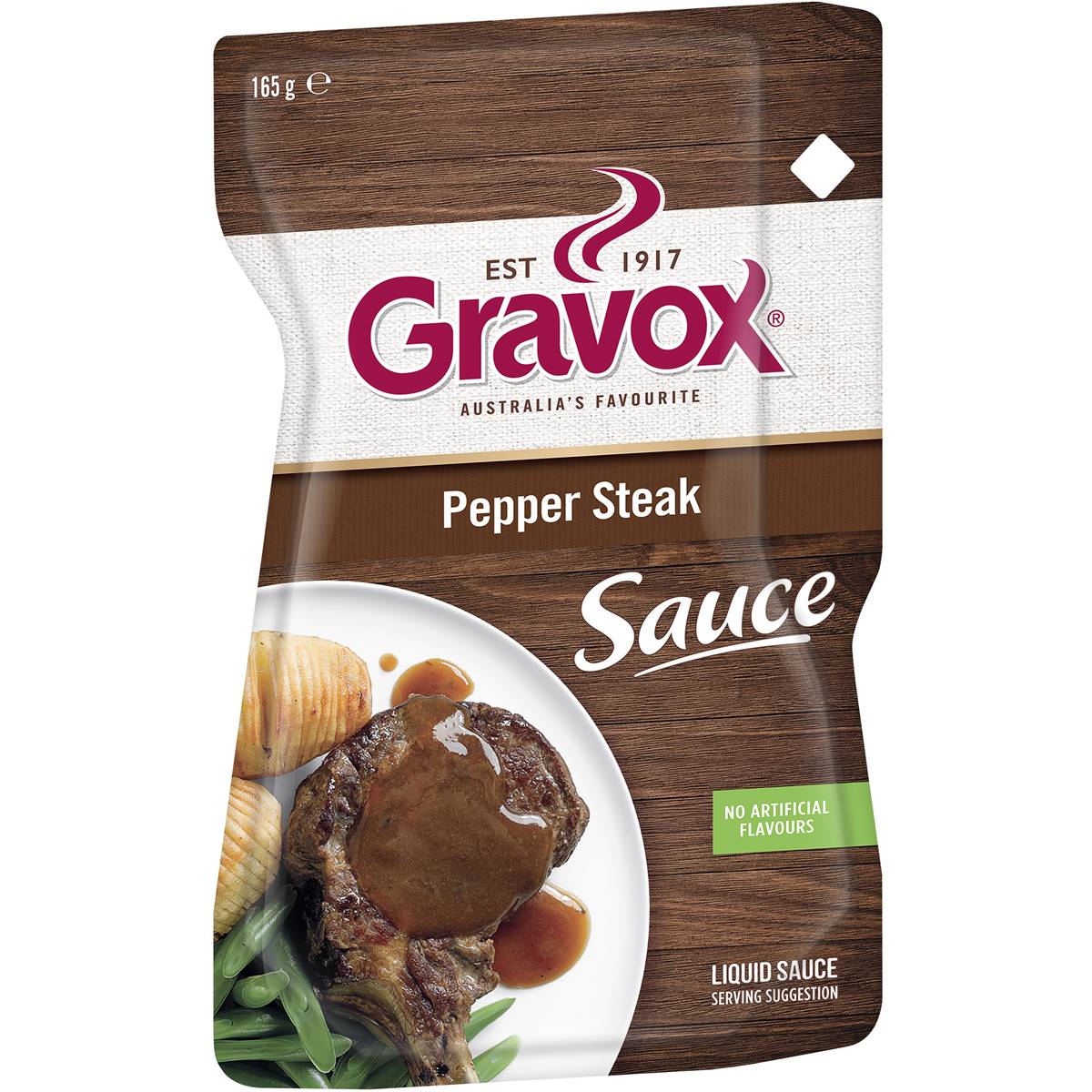 Gravox Pouch Sauce Pepper Steak 165g