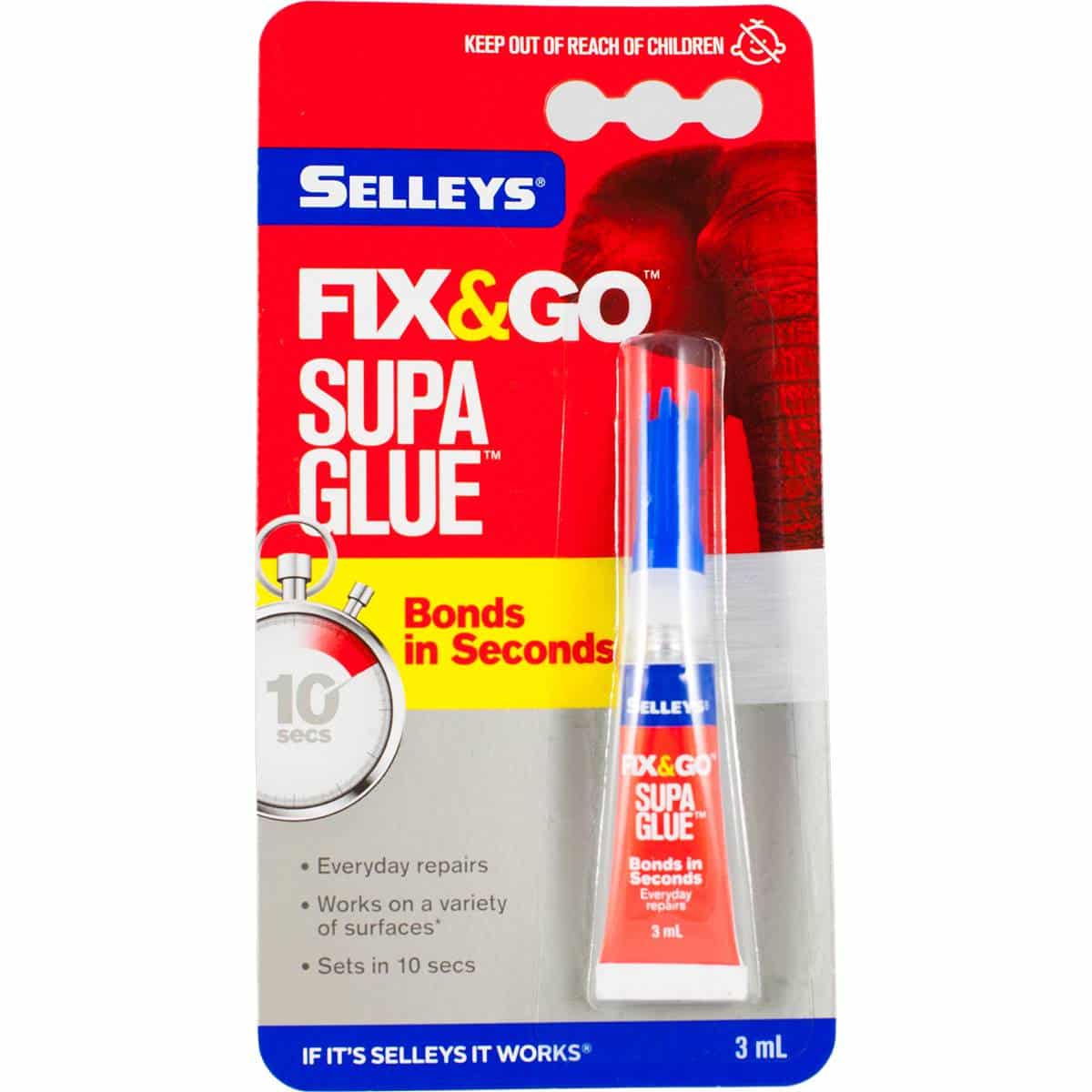 Selleys Fix & Go Supa Glue 3ml