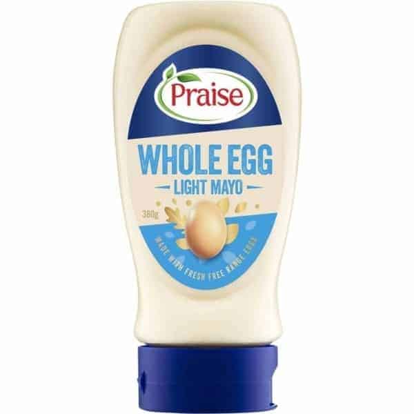 Praise Mayo Whole Egg Light 380g