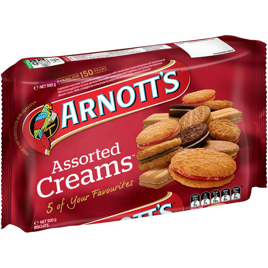 Arnott's Biscuits Assorted Creams 500g