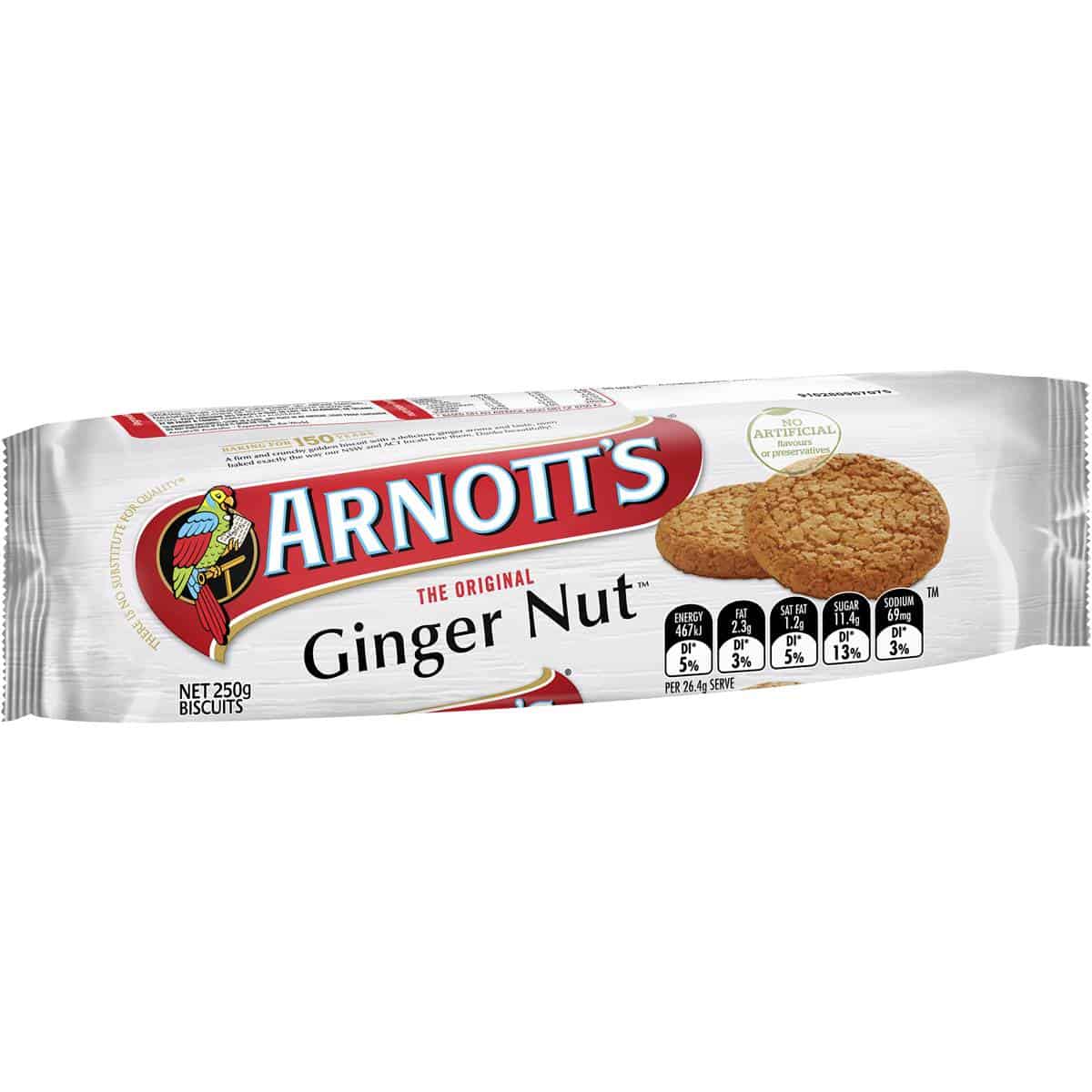 Arnott's Gingernut 250g
