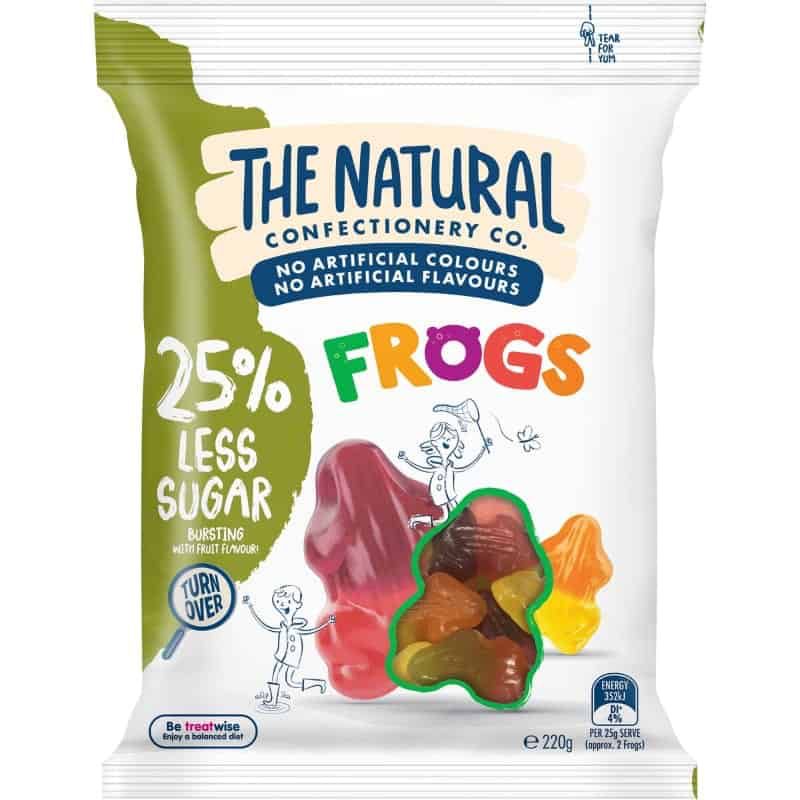 Natural Confectionery Frogs 25% Less Sugar 220g – Bunnasia