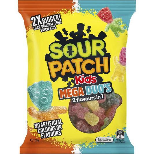 Sour Patch Kids Mega Duo's 220g
