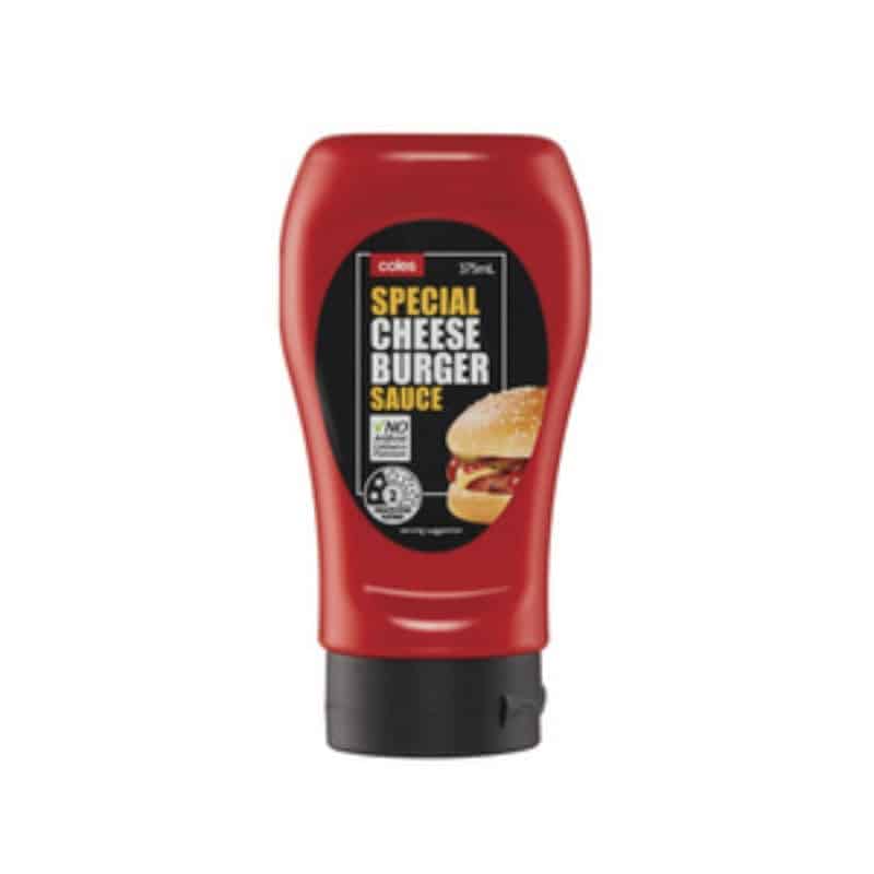 Coles Special Cheese Burger Sauce 375ml