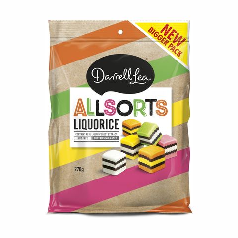 Darrell Lea Allsorts Liquorice 270g