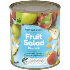 Woolworths Fruit Salad in Juice 820g