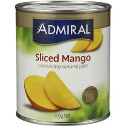 Admiral Sliced Mango In Natural Juice 800g
