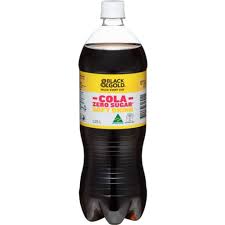 Black & Gold Soft Drink Cola Zero Sugar 1.25L