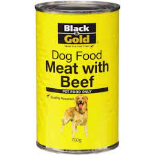 Black & Gold Dogfood Beef 700g