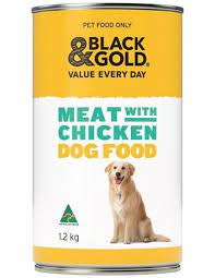 Black & Gold Dog Food Chicken 1.2kg