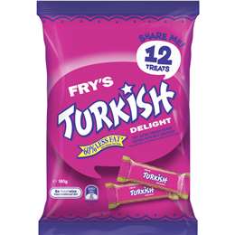 Cadbury Sharepack Turkish Delight (12pk)180g