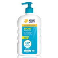 Cancer Council Sport SPF50+ Sunscreen 500ml