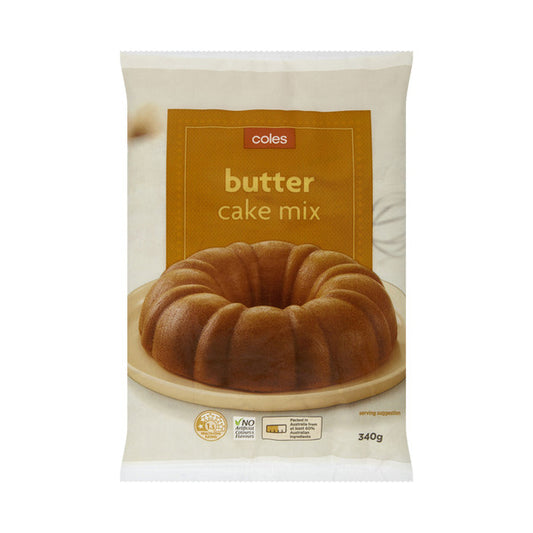 Coles Cake Mix Butter 340g