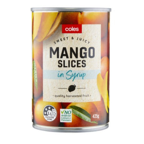 Coles Mango Slices In Syrup 425g