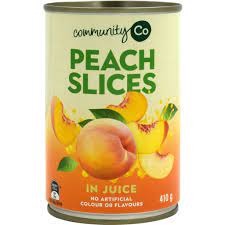 Community Co. Peach Slices in Juice 410g