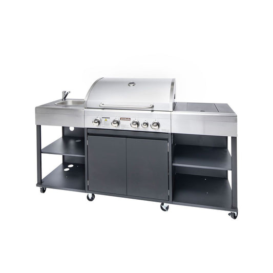 Jumbuck Stardom II 4 Burner Outdoor Kitchen Gas BBQ