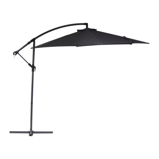 Marquee 3m Cantilever Umbrella - Charcoal
