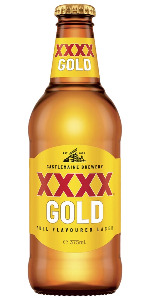 Beer XXXX Gold Full Flavoured Lager (Bottle) 375ml