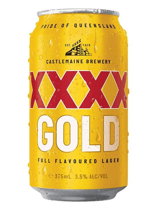 Beer XXXX Gold (can) 375ml