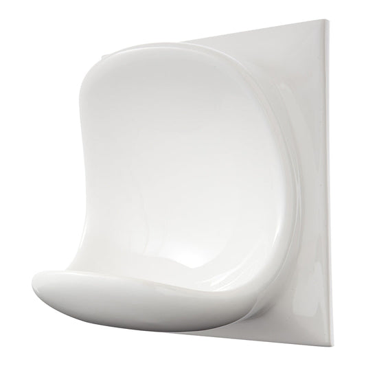 Roberts Designs White Ceramic Soap Dish RD50