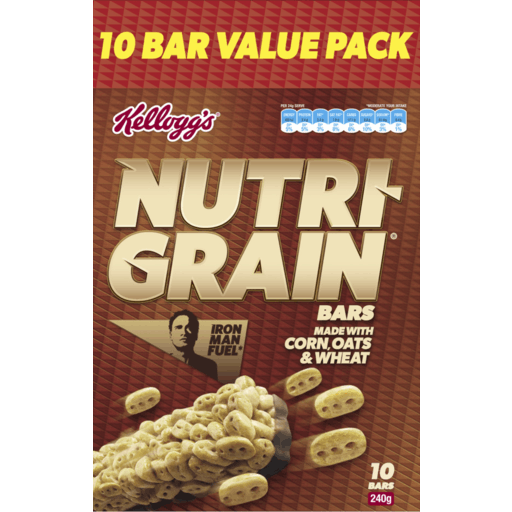 Kellogg's Nutri-Grain Bars (10pk) 240g